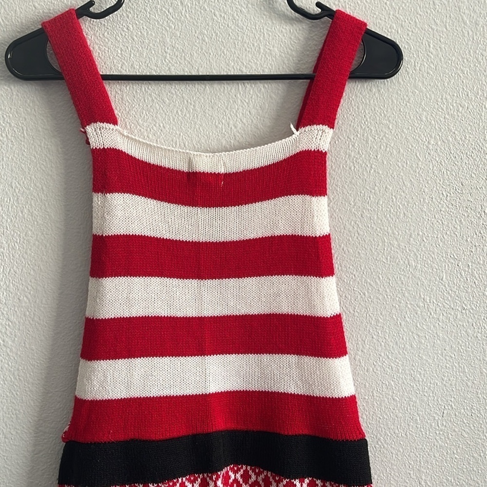 Born Famous Gingerbread Knitted Holiday Jumpsuit Size Small - Picture 7 of 10